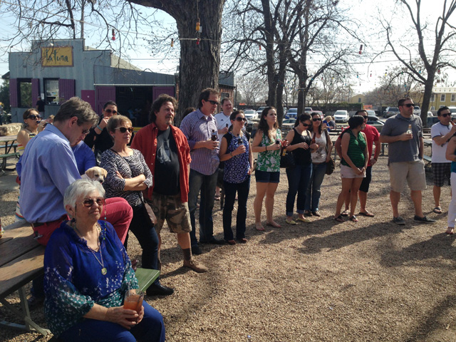 Fans of Cannoli of King William enjoy The Cannoli Fund 2014 San Antonio Fiesta Medal Party