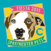 Even though he only has 3 legs, Rocky doesn't let it slow him down. He is proud to be the 2015 dog model for The Cannoli Fund's Fiesta San Antonio medals.