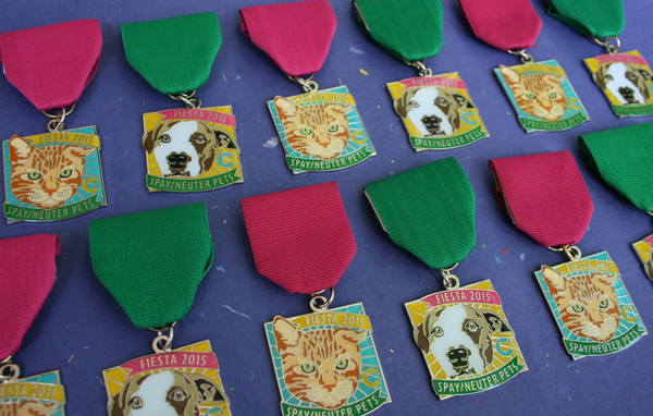 Pit Bull and Cat Dog Fiesta 2015 Medals