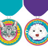 The Cannoli Fund's 2016 Fiesta San Antonio Medals cat and dog